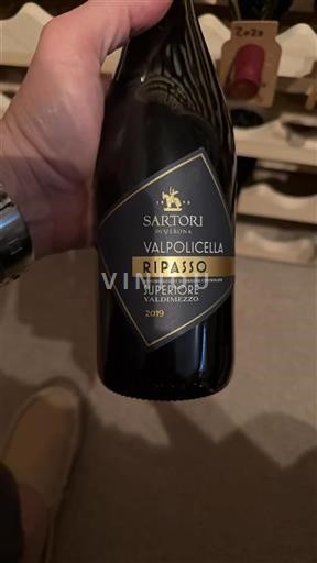 Veneto Valpolicella Ripasso Sartori Di Verona Valdimmezzo 2019