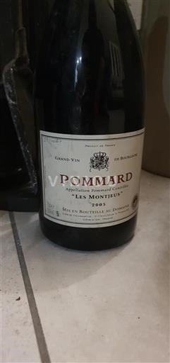Borgogna Pommard Domaine Coste Caumartin Les Montjeus 2005