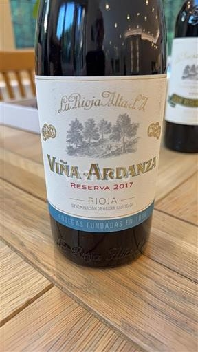 La Rioja Rioja La Rioja Alta Viña Ardanza 2017