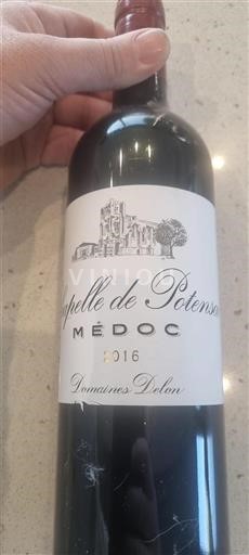 Bordeaux Médoc Chapelle De Potensac 2016