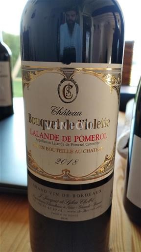 Burdeos Lalande-de-Pomerol Bouquet De Violette 2018