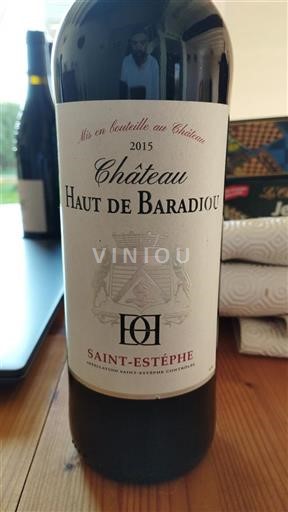Bordeaux Saint-Estèphe Château Haut De Baradiou 2015