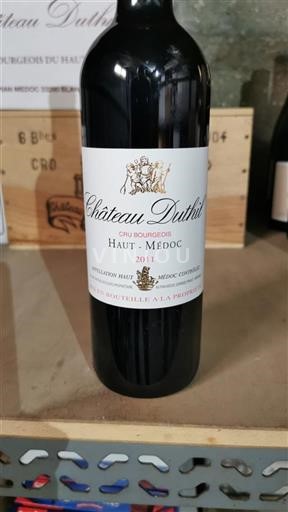 Bordeaux Haut-Médoc Cru Bourgeois Château Duthil 2011