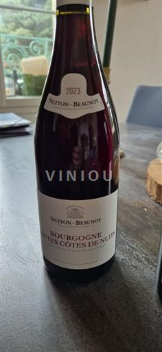 Bourgogne Hautes Côtes de nuits Nutonbeaunoy 2023