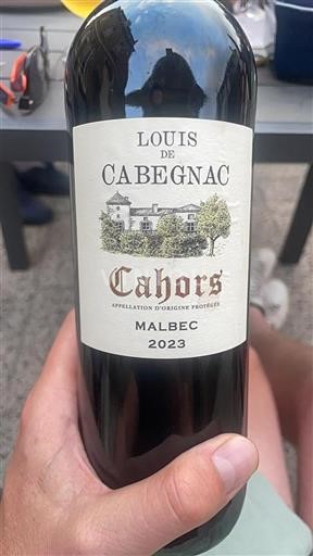 South West Cahors Louis De Cabegnac Malbec 2023