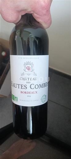 Bordeaux Unspecified Château Des Hautes Combes 2019