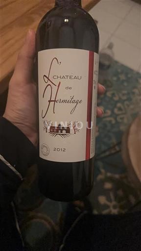 Bordeaux Bordeaux Supérieur Château Hermitage 2012