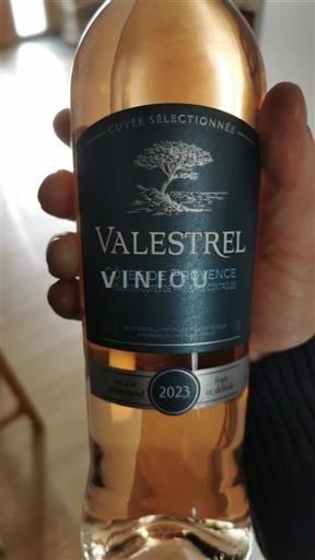 Vin Rosé sec Cuvée Sélectionnée Valestrel 2023 France Provence Côtes-de-provence
