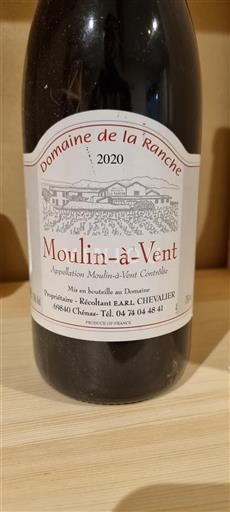 Beaujolais Moulin-à-vent Domaine La Ranche 2020