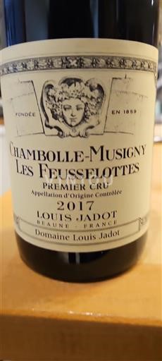 Bourgogne Chambolle-Musigny Premier Cru Domaine Louis Jadot Les Feusselottes 2017