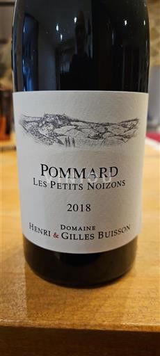 Burgundy Pommard Grand Cru Domaine Henri & Gilles Buisson Les Petits Noizons 2018