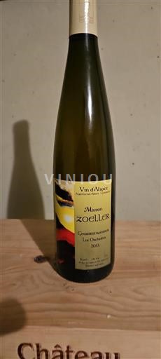 Vin Blanc sec Les Orchidées Maison Zoeller 2018 France Alsace Gewurztraminer