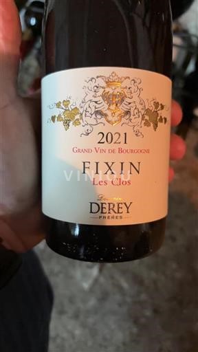 Bourgogne Fixin Derey Frères Les Clos 2021