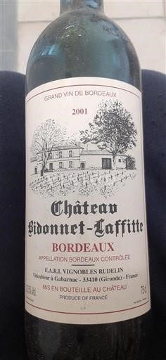 Bordeaux Château Bidonnetlaffitte 2001