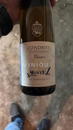 Valle del Rodano Condrieu Stéphane Montez Du Monteillet Chanson 2022