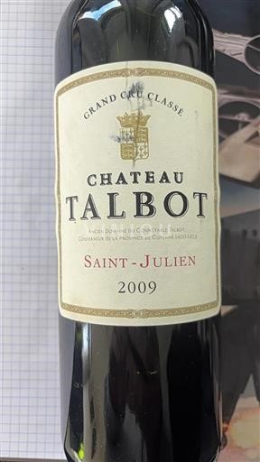 Bordeaux Saint-Julien Grand Cru Talbot 2009