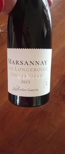 Bourgogne Marsannay Alexandre Gauvin Les Longeroyes Vieilles Vignes 2023