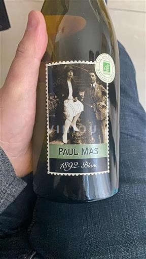 Vin Blanc sec 1892 Domaine Paul Mas Non millésimé France Languedoc