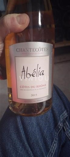 Rhônen laakso Côtes-du-rhône Chantecôtes Abélia 2015