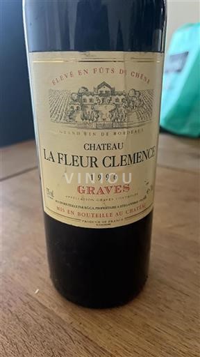 Bordeaux Graves Château La Fleur Clémence 1996