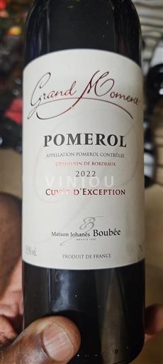Bordeaux Pomerol Maison Johanes Boubée d'Exception 2022