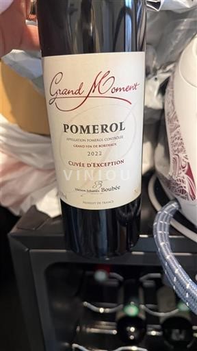 Bordeaux Pomerol Maison Johanes Boubée d'Exception 2022