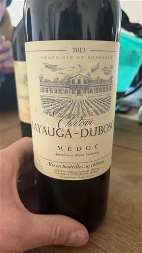 Bordeaux Médoc Grand Cru Château Layaugaduboscq 2012