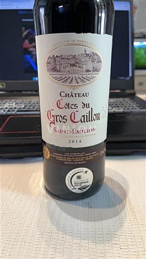 Bordeaux Saint-Émilion Château Côtes Du Gros Caillou 2014