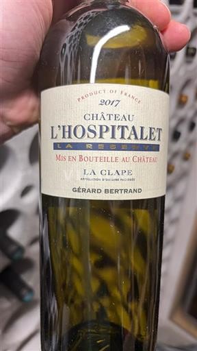 Languedoc-Roussillon Pays d'Oc Château L'hospitalet la Reserve 2017