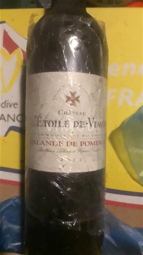 Vin Rouge sec Château L'Étoile de Viaud 2011 France Bordeaux Lalande-de-pomerol AOC
