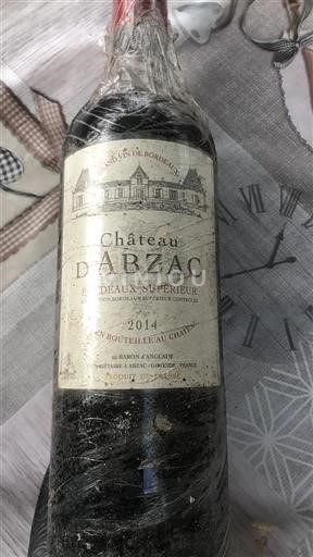 Bordeaux Bordeaux supérieur Château Abzac 2014