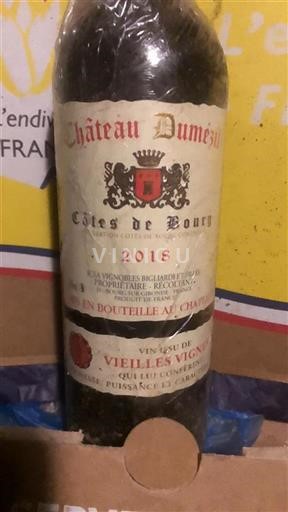 Bordeaux Côtes-de-bourg Château Dumezil 2018