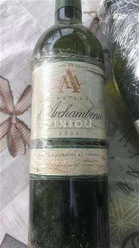 Bordeaux Graves Château Archambeau 2006