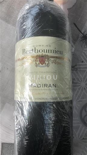 Sud-Ouest Madiran Domaine Berthoumieu Haute Tradition 2012