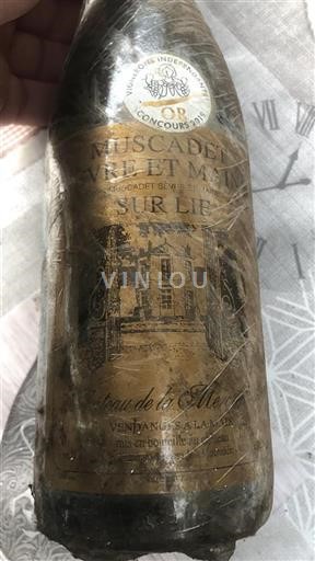 Vin Blanc sec Château La Merce 2019 France Vallée de la Loire Muscadet-sèvre-et-maine AOC