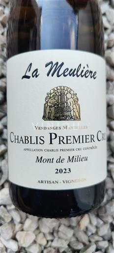 Burgundija Chablis premier cru Premier Cru Domaine La Meulière Mont de Milieu 2023