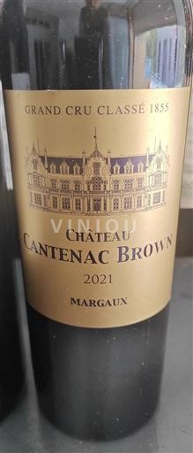 Bordeaux Margaux Château Cantenac Brown 2021