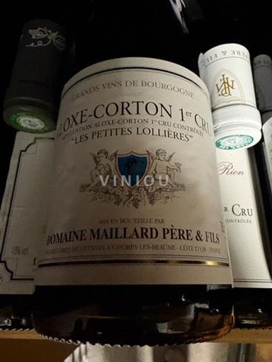 Bourgogne Aloxe-Corton Premier Cru Domaine Maillard Père & Fils Les Petites Lollières 2018