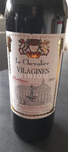 Bordeaux Le Chevalier Vilagines 2000