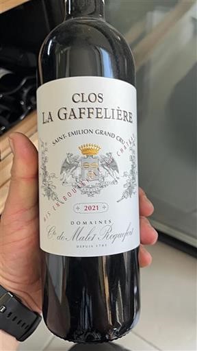 Burdeos Saint-Émilion Gran Cru Grand Cru Château Clos La Gaffelière 2021