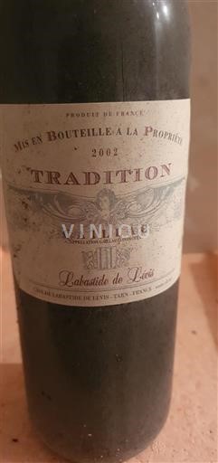Sydväst Gaillac Labastide De Levis Tradition 2002