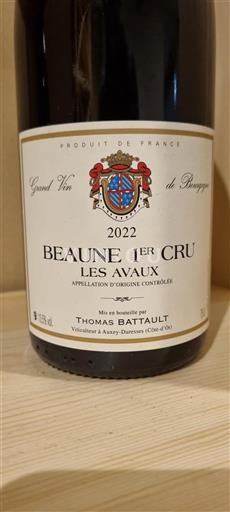 Burgund Nicht spezifiziert Premier Cru Domaine Thomas Battault Les Avaux 2022