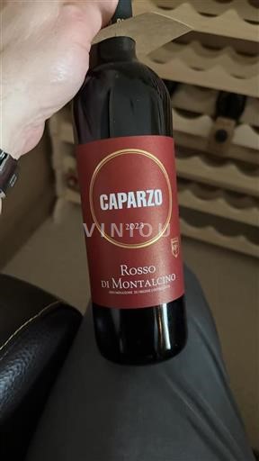 Vin Rouge sec Caparzo 2023 Italie Toscane Rosso di Montalcino
