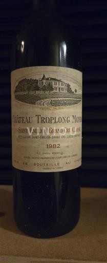 Burdeos Saint-Émilion Gran Cru Grand Cru Château Troplong Mondot 1982