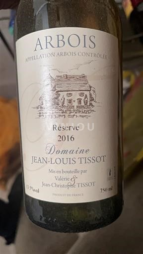 Jura Arbois Jeanlouis Tissot Réserve 2016