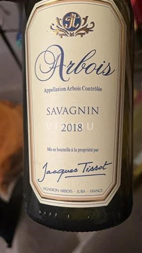 Jura Arbois Jacques Tissot Savagnin 2018