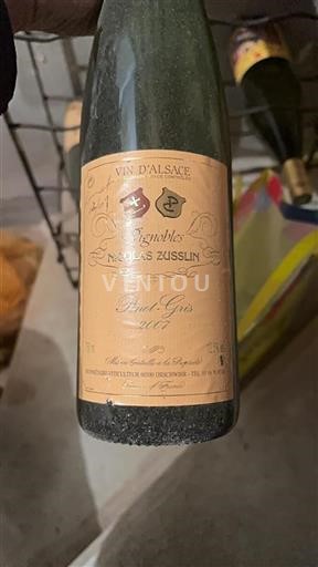 Elzas Niet gespecificeerd Nicolas Zusslin Pinot Gris 2007