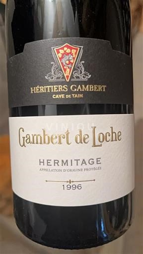 Rhônen laakso Hermitage Héritiers Gambert Gambert de Loche 1996