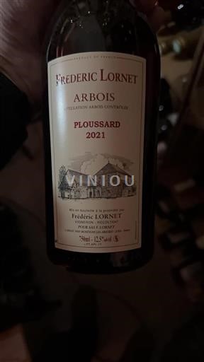 Jura Arbois Frédéric Lornet Ploussard 2021