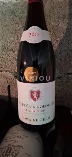 Bourgogne Nuits-saint-georges Domaine Gille Les Brulées 2015